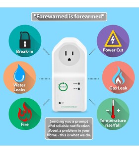 iSocket smart plug power outage notification device for your home, RV, office or farm in Canada and USA